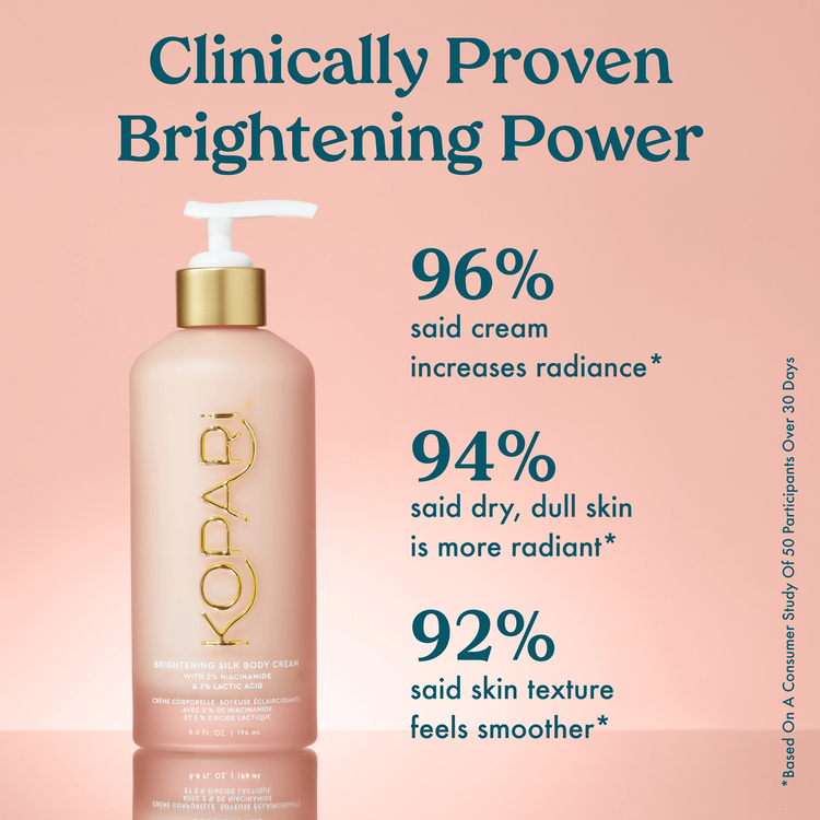 Brightening Silk Crema corporal piel hidratada y luminosa