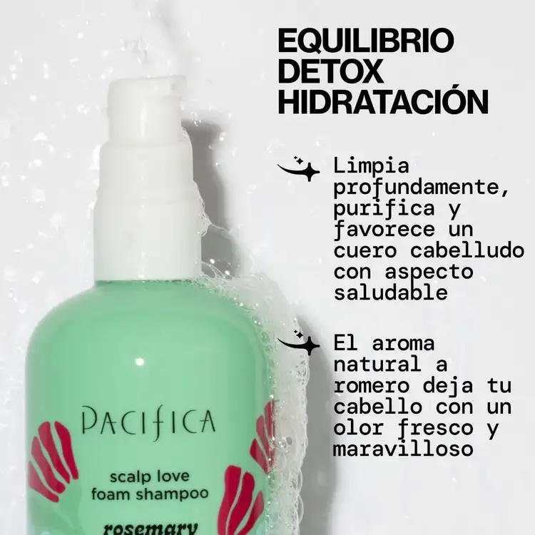 Rosemary Mint Scalp Love Foam - Shampoo, limpieza profunda