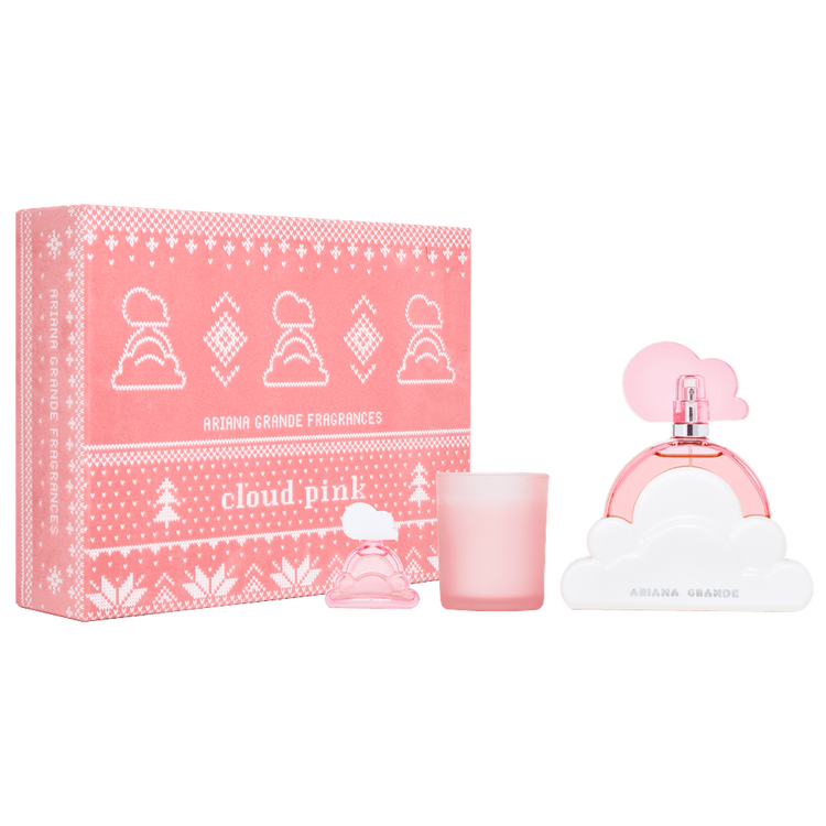 Cloud Pink - Set de regalo, Eau de Parfum 100 ml, Mini 7.5 ml, Vela 100 gr