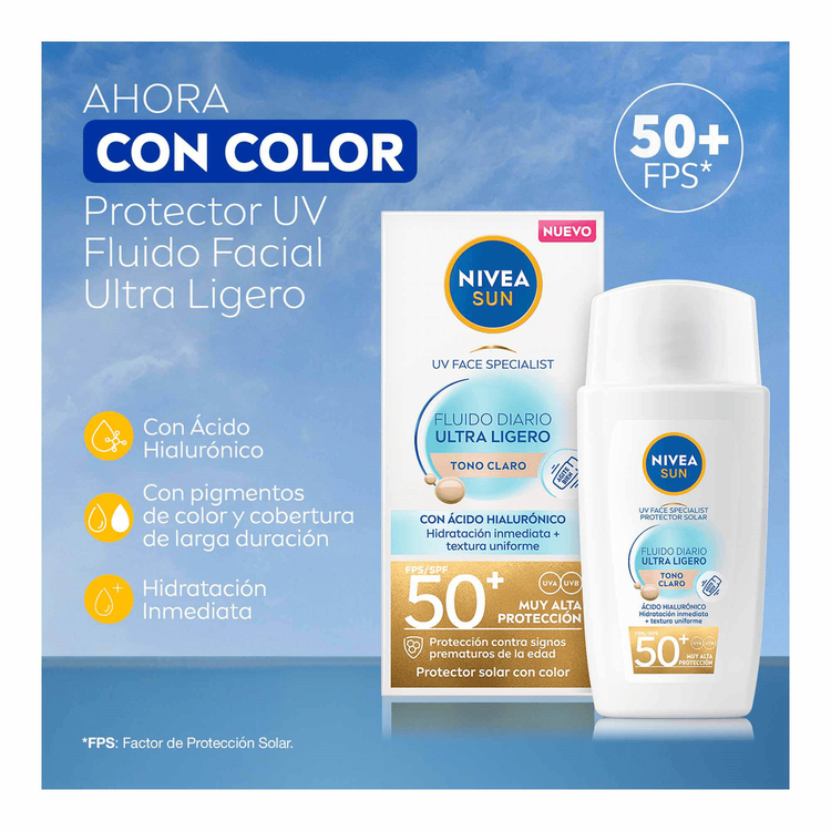 Invisible Protector Solar Facial textura ligera y confortable