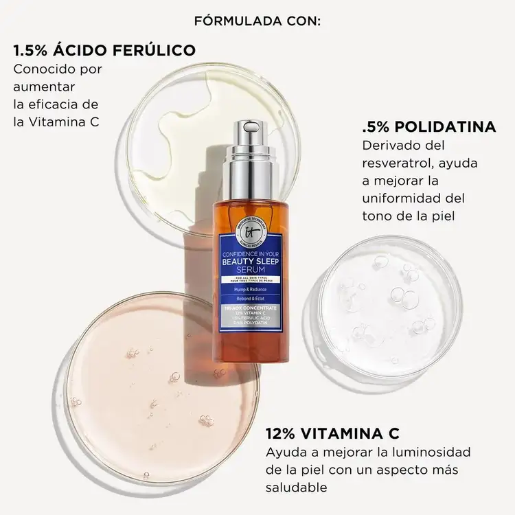 Confidence In Your Beauty Sleep - Suero facial, con antioxidantes que hidratan y fortalecen la piel
