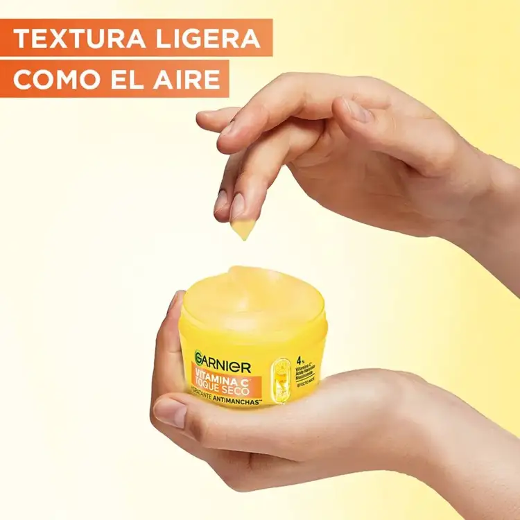 Vitamina C Toque Seco - Hidratante antimanchas, con vitamina C y ácido hialurónico