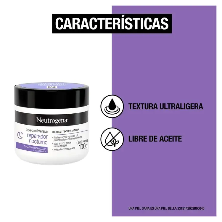 Face Care Intensive - Crema nocturna, brinda un aspecto joven
