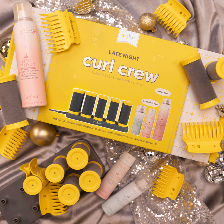 Late Night Curl Crew - Kit de Escenciales para rizos y ondas