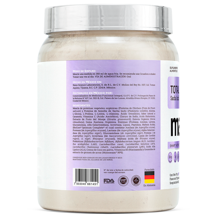 Total Sacha Inchi - Proteína en polvo, sabor salty caramel