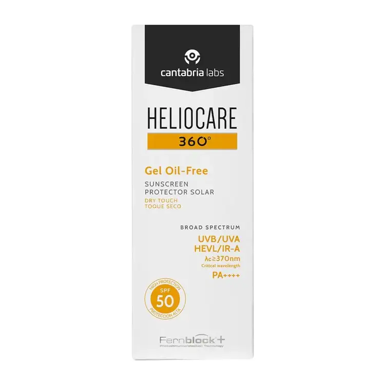 Gel Oil Free SPF 50+ Protector solar facial para pieles grasas o con tendencia acneica