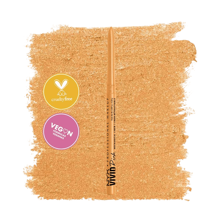 Vivid Rich - Delineador de ojos, fórmula cremosa a prueba de transferencia