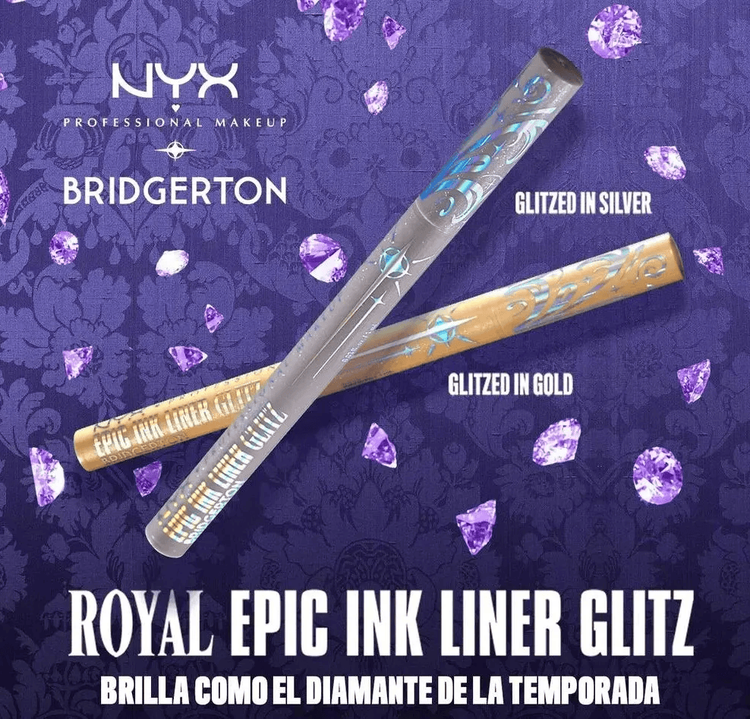 Bridgerton Royal Epic Ink Liner - Delineadores para ojos, ultrapreciso y resistente al agua