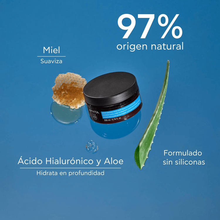 Hyaluronic hydra - Mascarilla capilar hidratante, ofrece una hidratación intensa