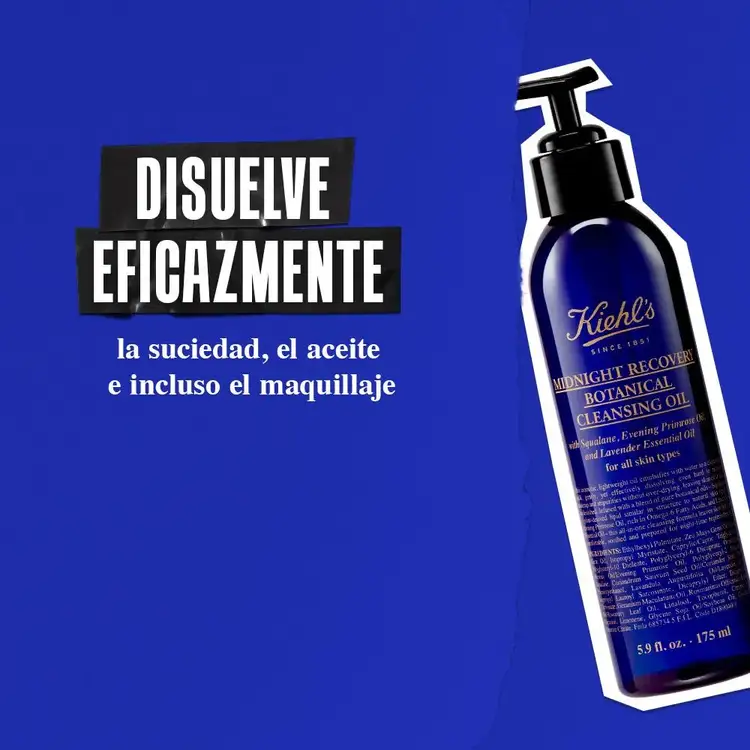 Midnight Recovery Limpiador disuelve suciedad, grasa y maquillaje difícil