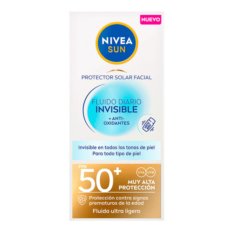 Fluido Invisible Protector Solar Facial protección solar alta facial