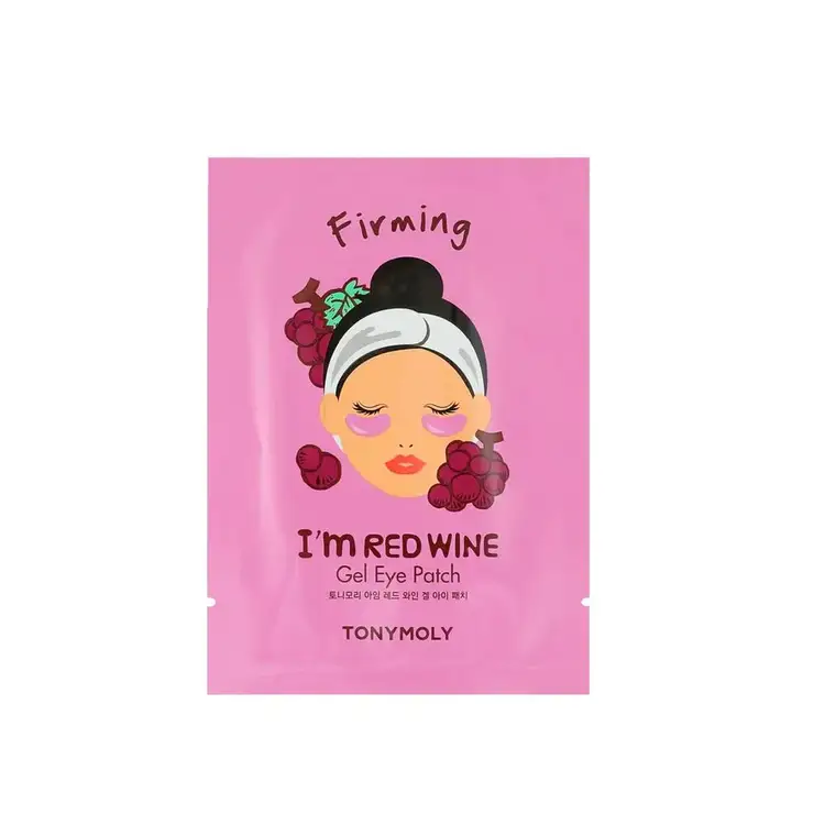 I'M Red Wine Parches de hidrogel firmeza y elasticidad