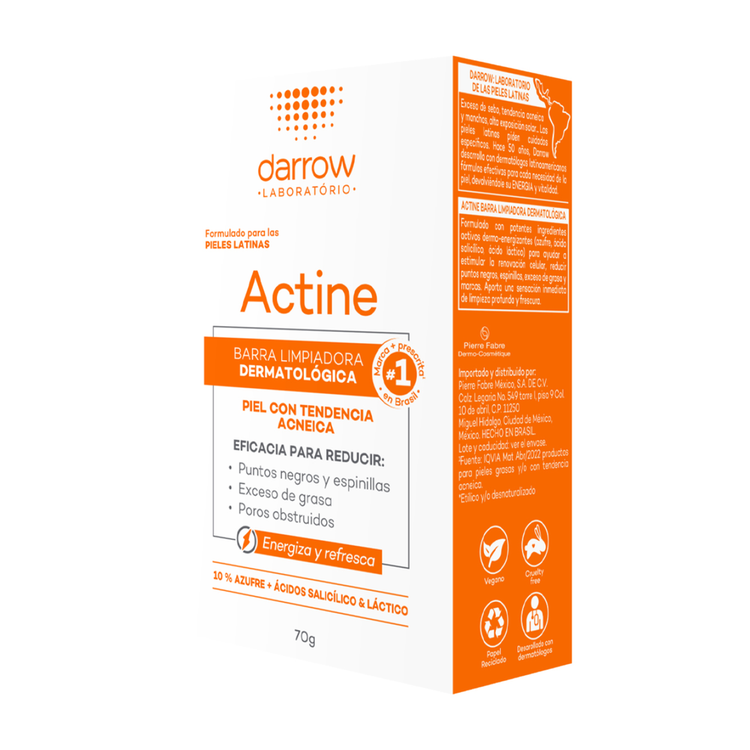 Actine Barra limpiadora acción secante de imperfecciones