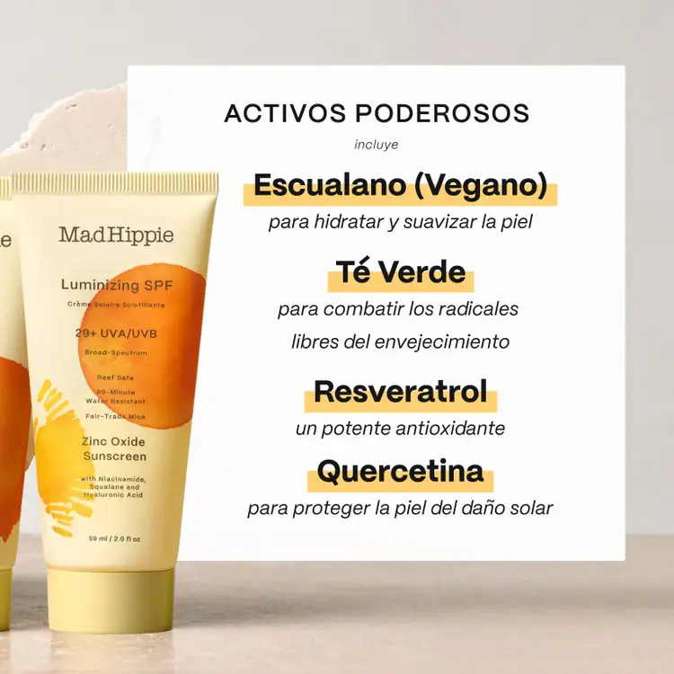 Luminizing - Protector solar facial, protección solar SPF 29+
