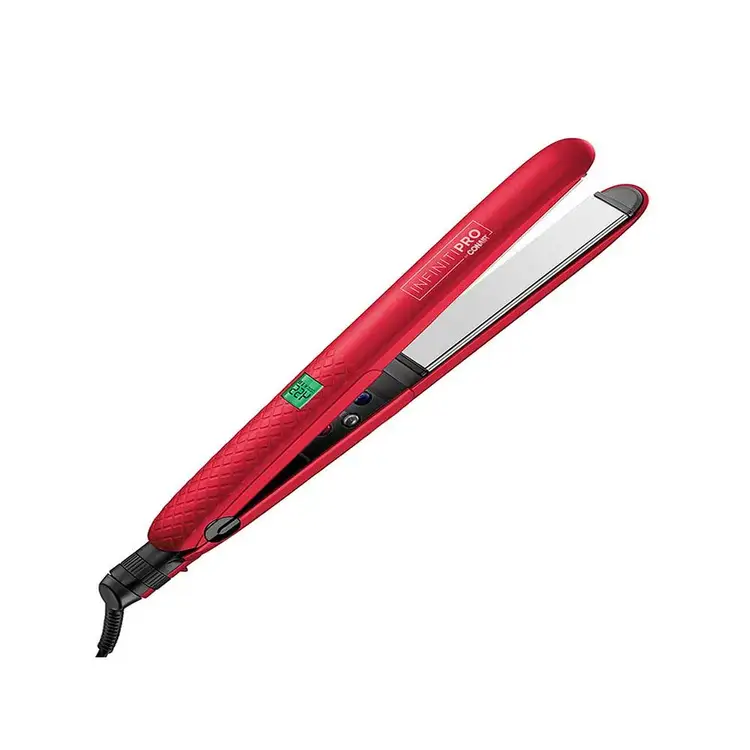 Conair InfinitiPro - Alaciadora con vibración sónica roja