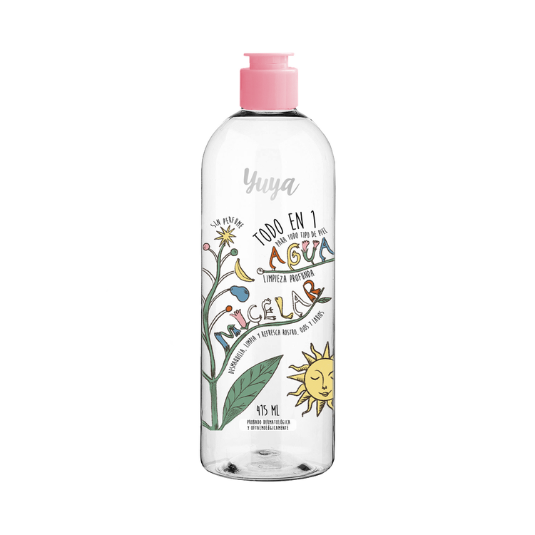 Agua micelar desmaquilla todo en 1