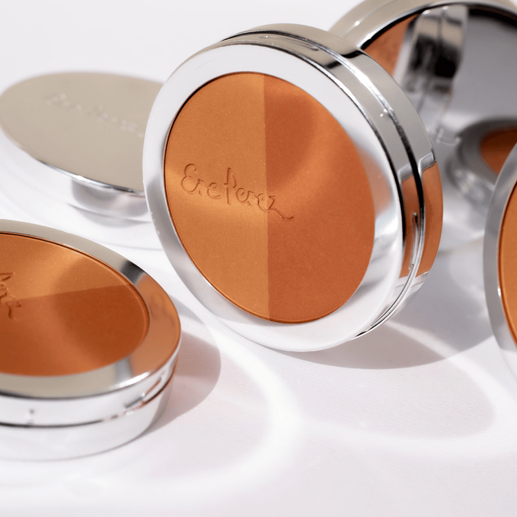 Rice Powder Bronzer Bronceador absorbe la grasa y ofrece avabado mate