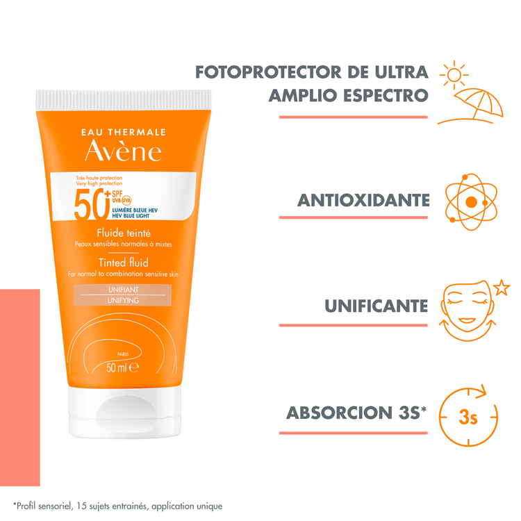 Fluido Ligero Protector solar reduce manchas causadas por luz azul