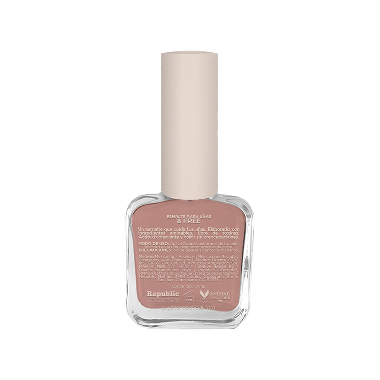 Esmalte 8 free, fórmula libre de compuestos nocivos