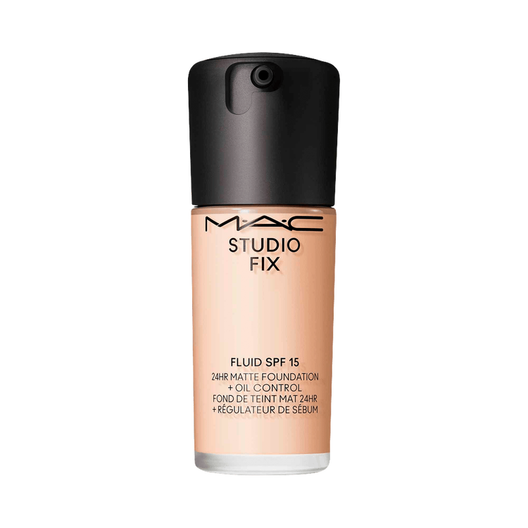 Studio Fix Fluid Spf 15 24Hr Matte Foundation + Oil Control Base de maquillaje mate natural, controla grasa e hidrata