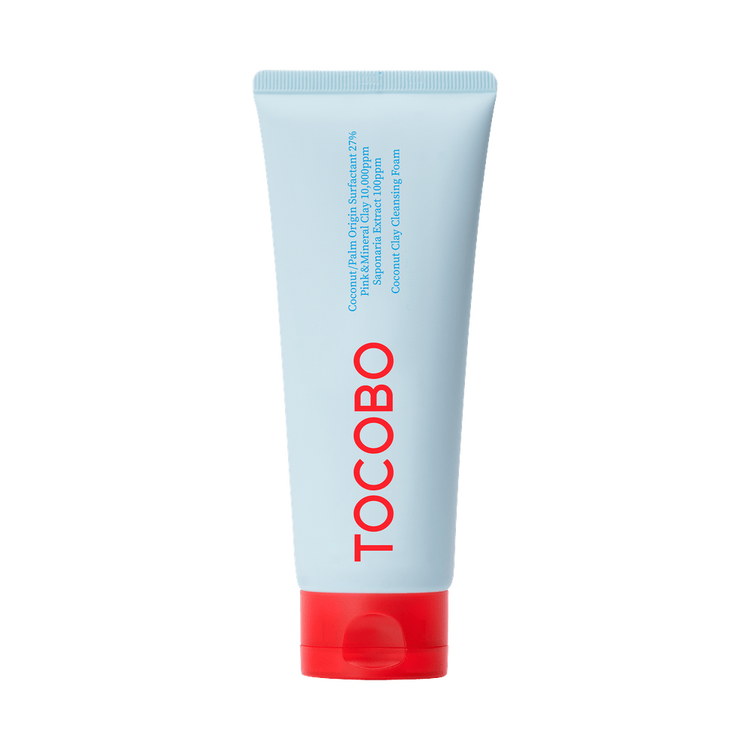 Coconut Clay - Espuma limpiadora facial, elimina grasa sin resecar