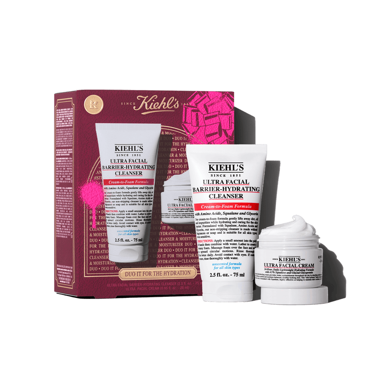 Hydrate all the way - Set de regalo, hidratante facial + limpiador facial en espuma