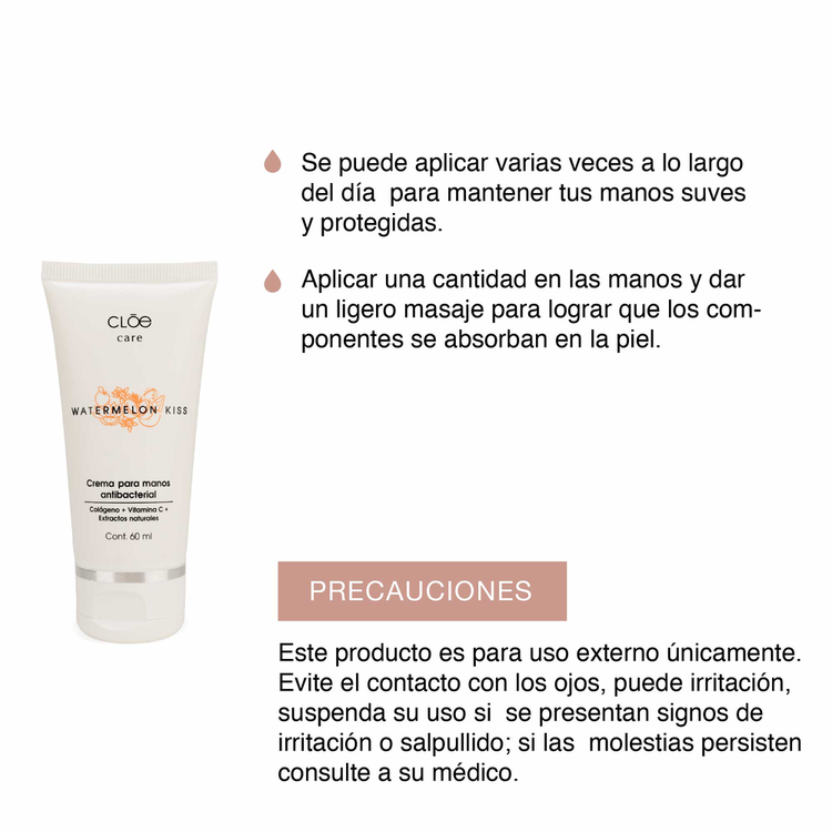 Crema para manos, para todo tipo de piel