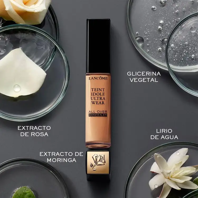 Teint Idôle Ultra Wear All Over - Corrector, cobertura total con acabado natural