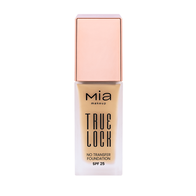 True Lock No Transfer Foundation Protector solar acabado impecable