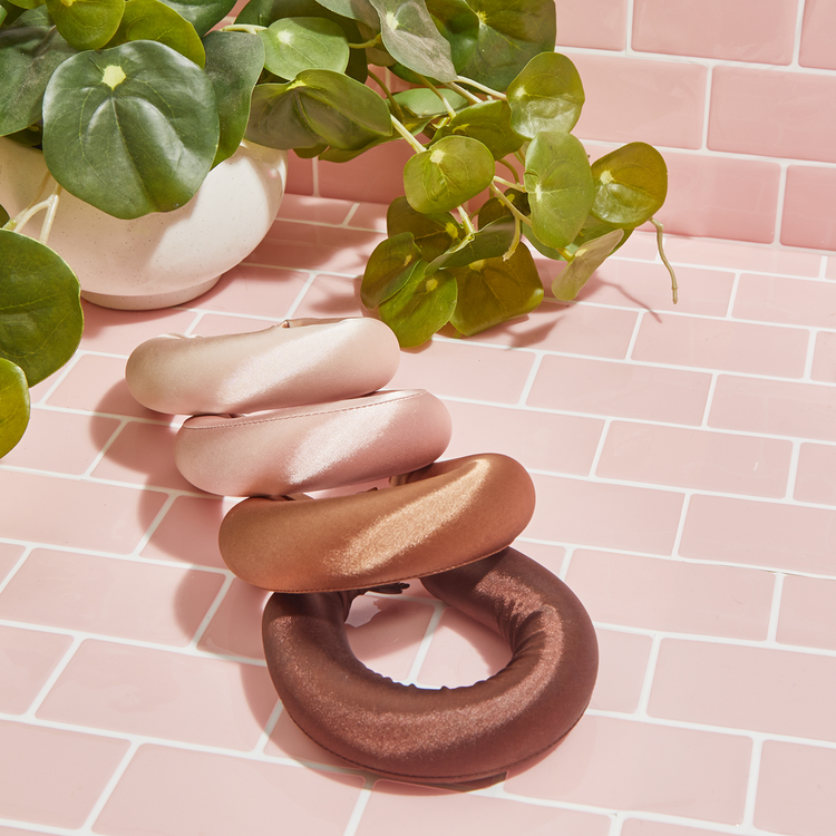 Rosewood Jumbo Satin Flexi Rods Rizadores flexibles crea rizos sueltos