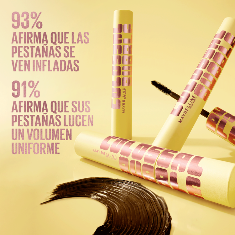 MAYBELLINE Colossal Bubble - Mascara de Pestañas, lavable, 10 ml