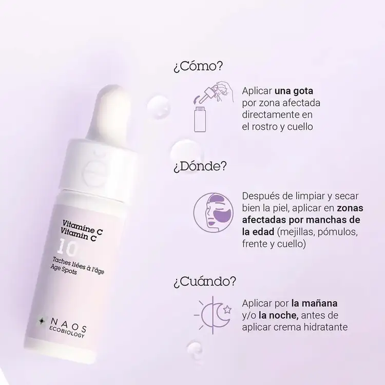 Vitamin C - Suero facial, corrige las manchas de la edad