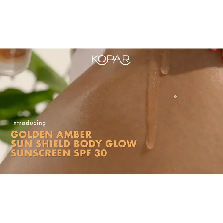 Golden Amber - Protector solar, en gel transparente SPF 30