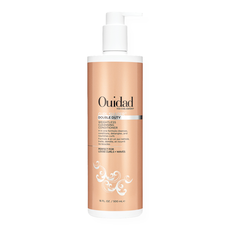 Curl Shaper Double Duty Weightless Acondicionador limpia y acondiciona los rizos