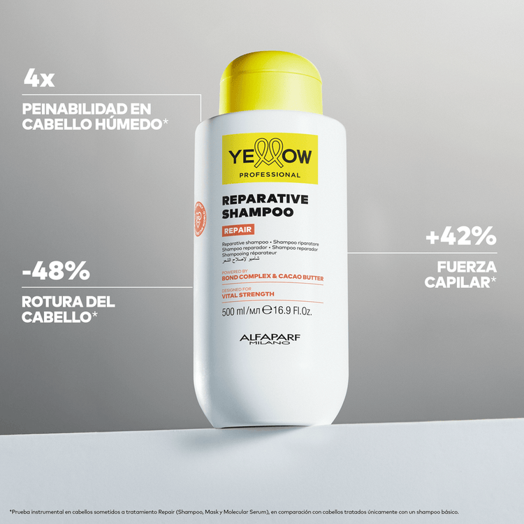 Yellow Hair Care Shampoo para cabello dañado