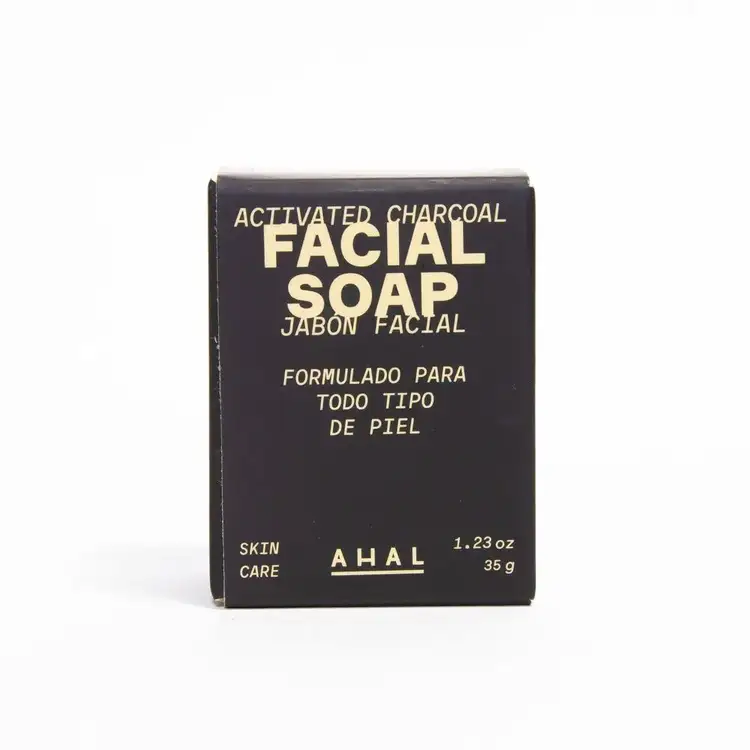 Activated Charcoal Jabon facial limpia impurezas