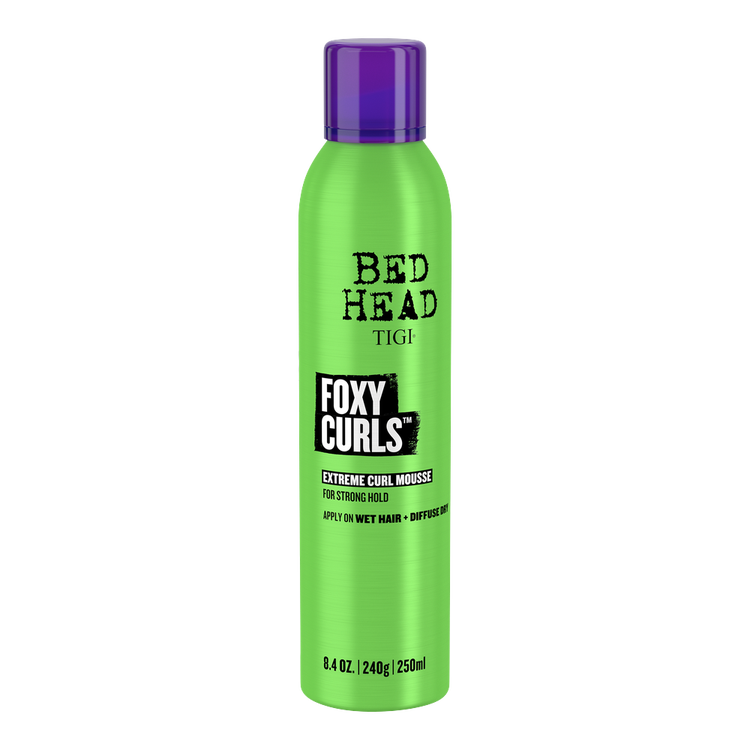 Foxy Curls Curly Hair Mousse For Strong Hold Mousse fijador protege contra el frizz
