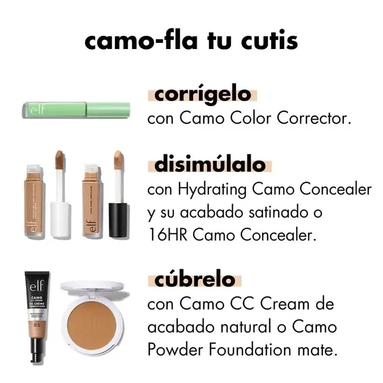 e.l.f. Camo Color Corrector Long lasting color corrector with hyaluronic acid