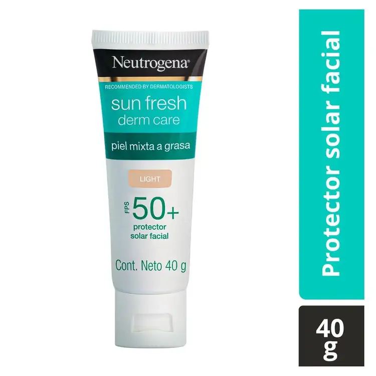Sun Fresh Derm Care - Protector solar facial, protección FPS 70