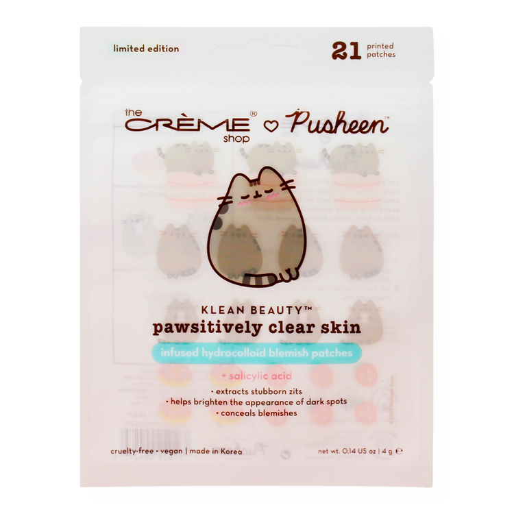 Pusheen Purr-Fect Strawberry Hydrocolloid Parches purifica la piel