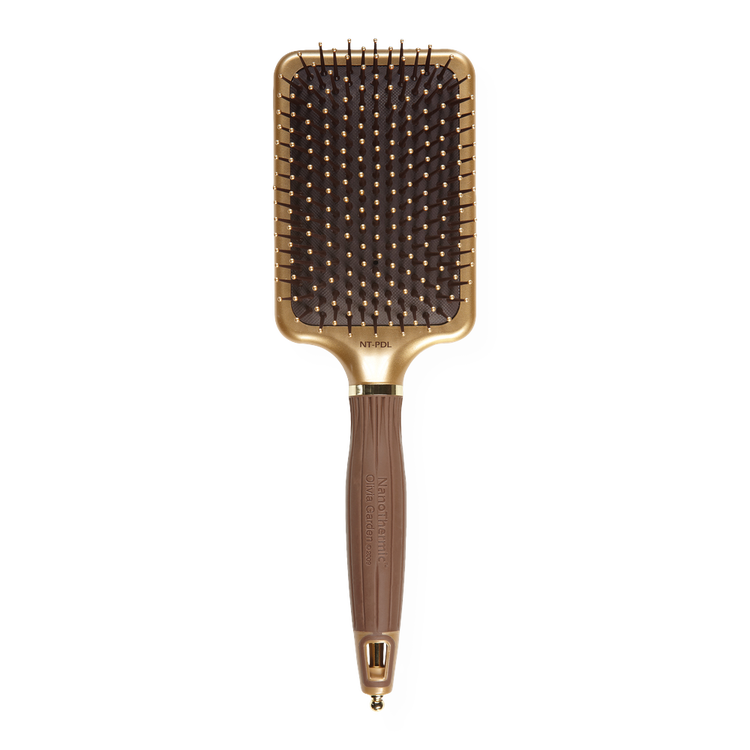NanoThermic Ceramic + Ion Large Paddle - Cepillo para cabello, desenreda y alisa el cabello