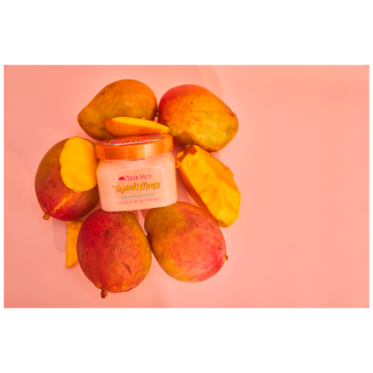 SheaSugarScrubTropicalMango-Exfoliantecorporal,dejalapielsuaveytersa