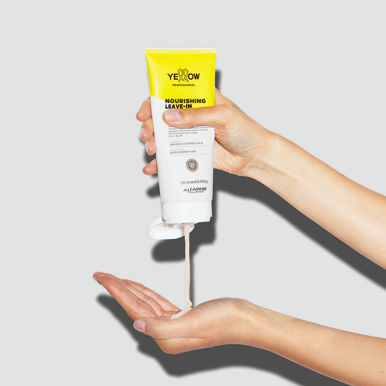 Yellow Hair Care Leave‑in desenreda y mantiene hidratación duradera