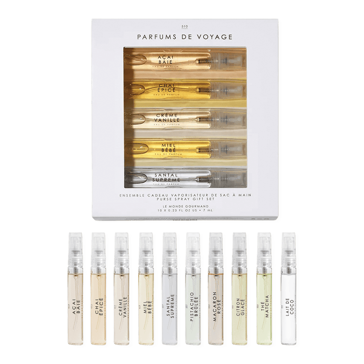 Parfums De Voyage - Set de regalo, 10 minis tamaño viaje