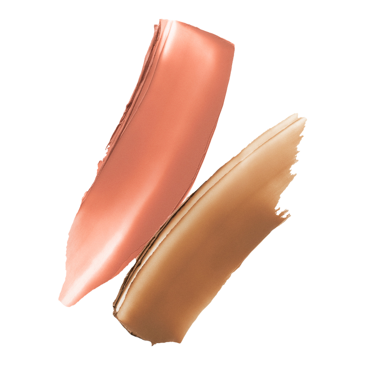 Blush & Bronze Hydro-Blur Cheek Dúo de rubor y bronceador acabado luminoso