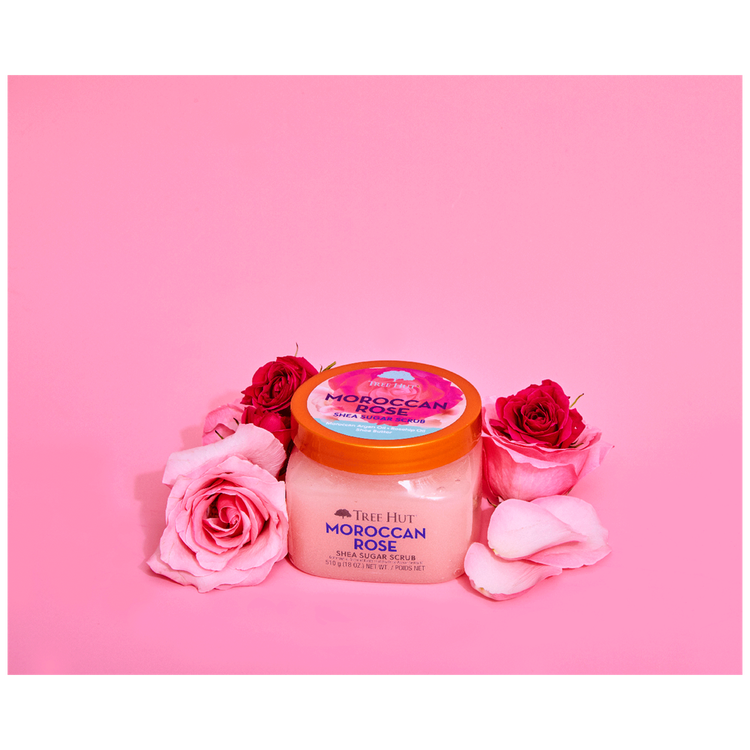 SheaSugarScrubMoroccanRose-Exfoliantecorporal,dejalapielsuaveytersa