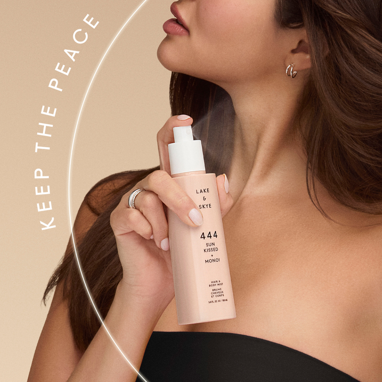 444 Sunkissed + Monoi Spray para cuerpo y cabello fragancia revitalizante