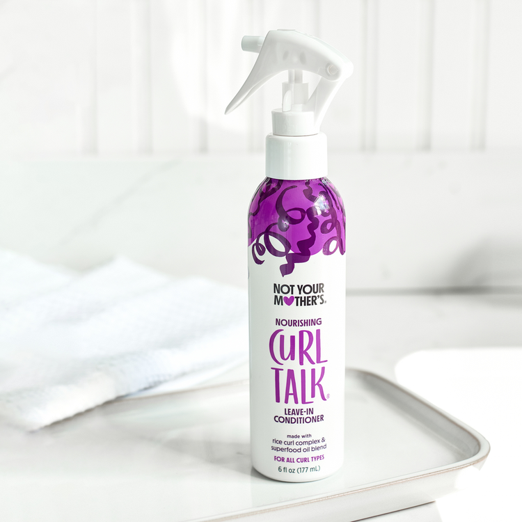 Curl Talk - Acondicionador sin enjuague, facilita el peinado en cabello rizado