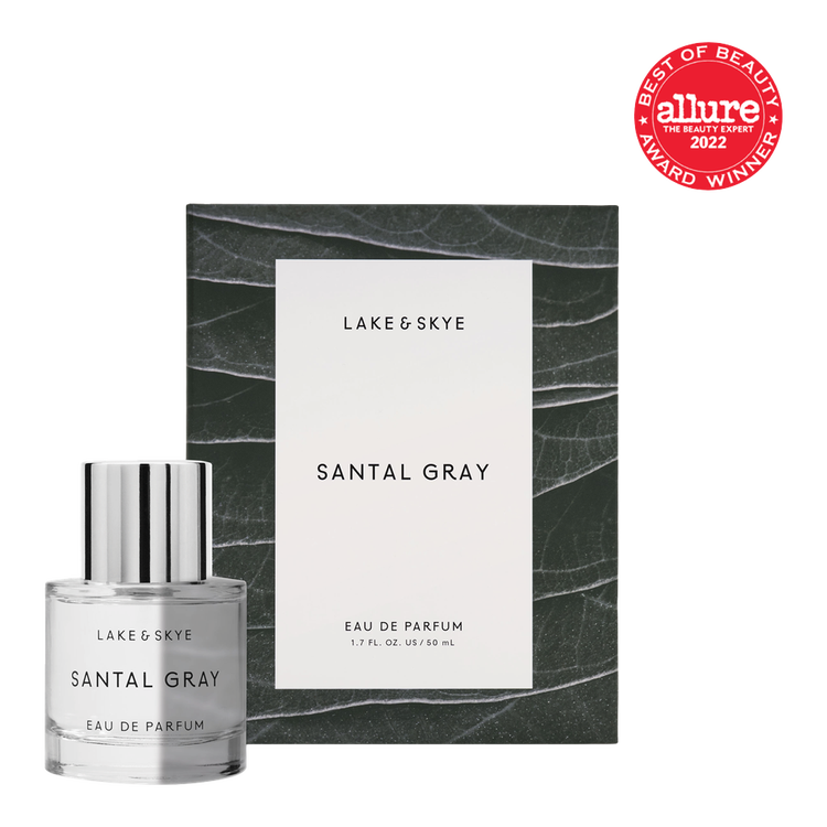 Santal Gray - Eau de parfum, sandalo suave, hoja de violeta, almizcle y cardamomo