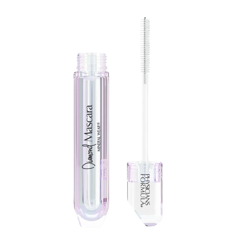 Mineral Wear Mascara Clear Diamond Mascara de pestañas con polvo de diamante